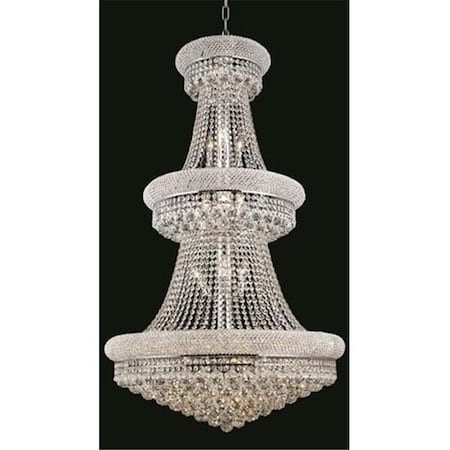 Elegant Lighting Elegant Lighting 1800G30C-RC 30 D x 50 in. Primo Collection Large Hanging Fixture - Royal Cut; Chrome v1800G30C/RC